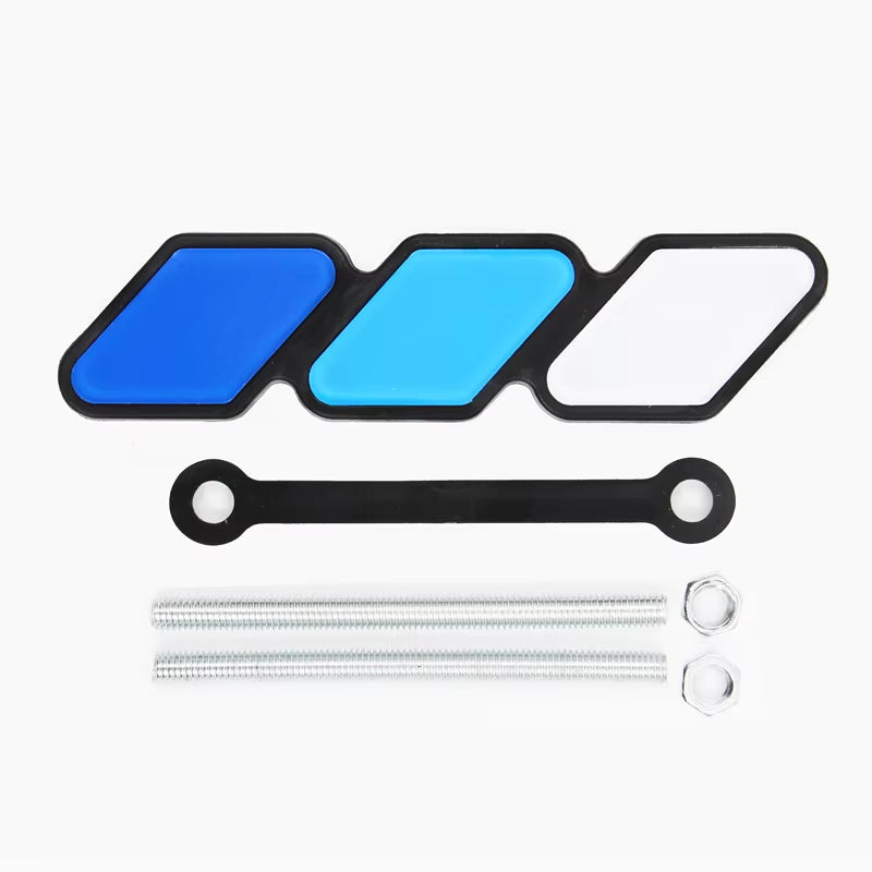 Tri-color Front Grille Grill Badge Emblem for Toyota