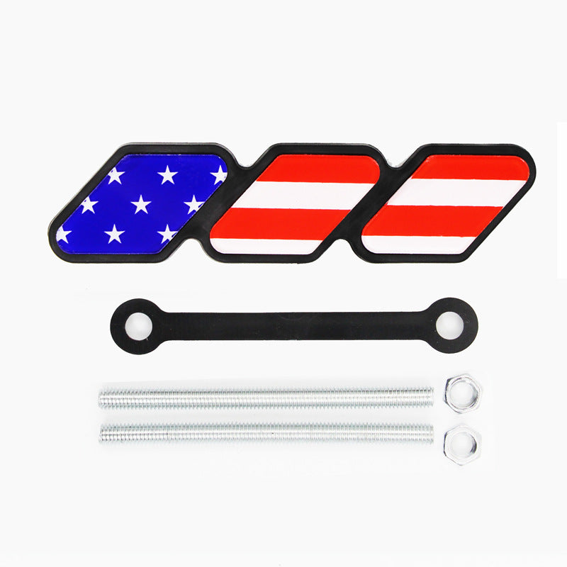 Tri-color Front Grille Grill Badge Emblem for Toyota