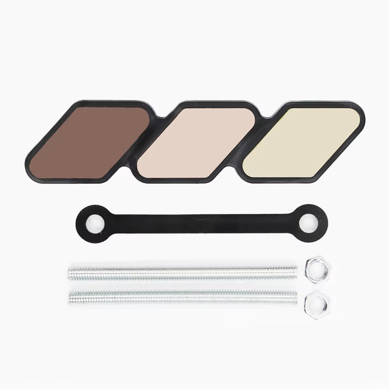 Tri-color Front Grille Grill Badge Emblem for Toyota